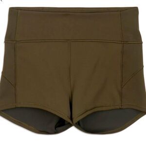 Lululemon In Movement Green High Rise Shorts size 12